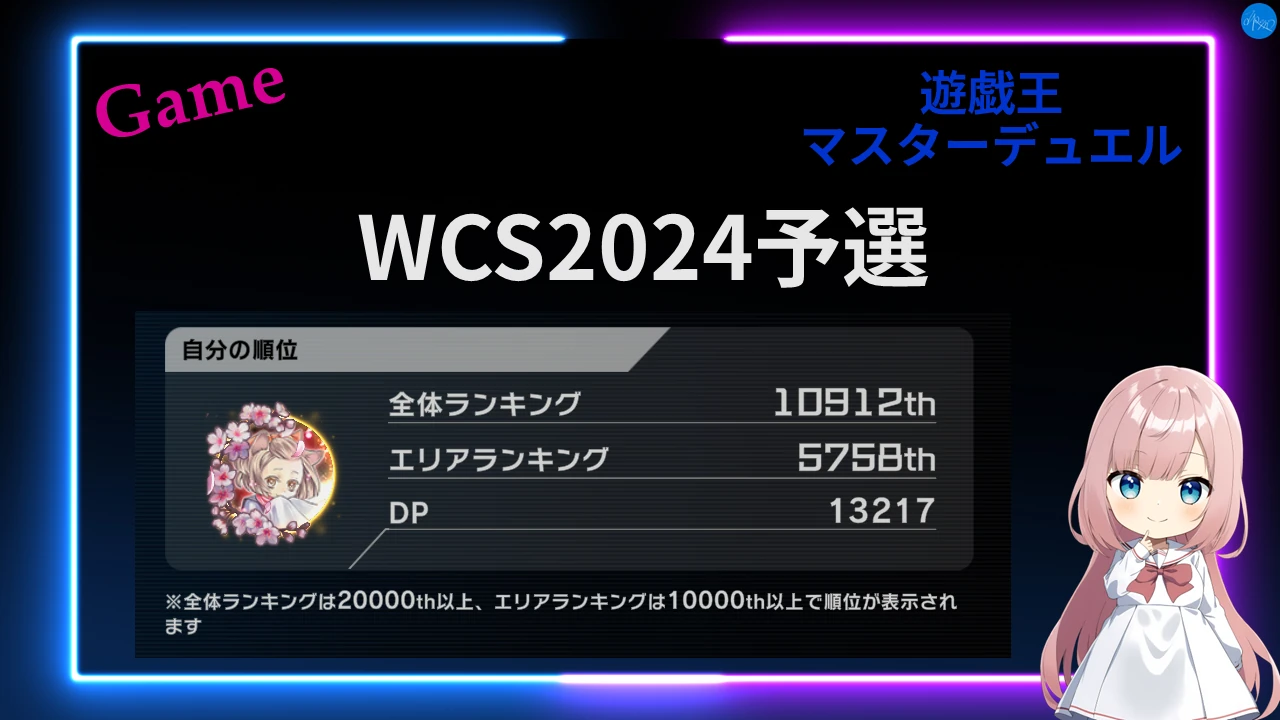 WCS2024予選結果